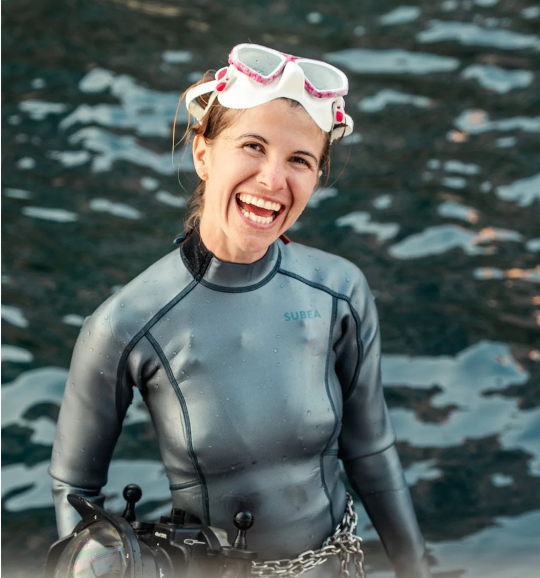 Marina San Martín on location